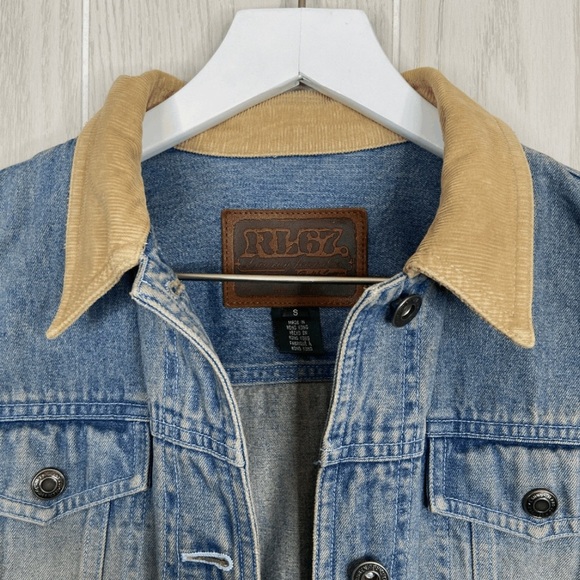 Ralph Lauren RL67 Vintage Corduroy Denim Jacket – Size S - Picture 2 of 6